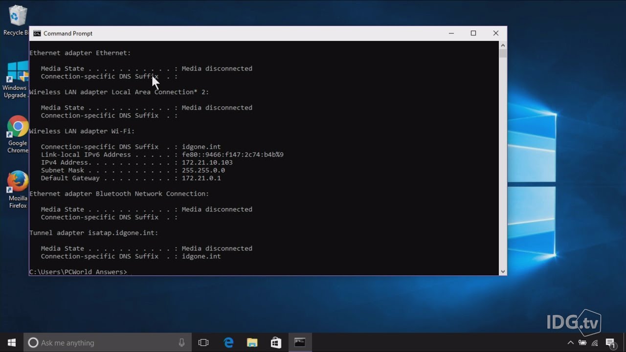 windows 10 command prompt commands